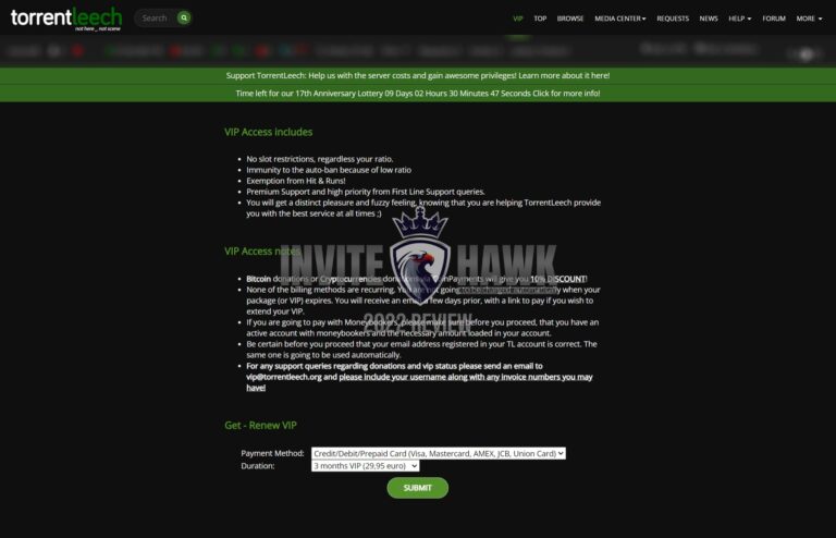 TorrentLeech Private Torrent Tracker Overview